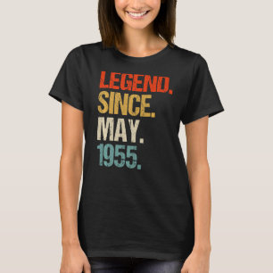 Vintager 1955 68. Geburtstagsretro 68 Jahre alt T-Shirt