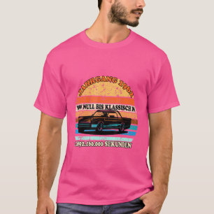 Vintager 1962 Klassischer Retro-Retro-Sonnenunterg T-Shirt