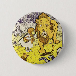 Vintager 1. Ausgaben-Druck Zauberers von Oz Button