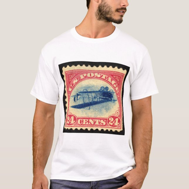 Vintager 24c Inverted Jenny T - Shirt (Vorderseite)