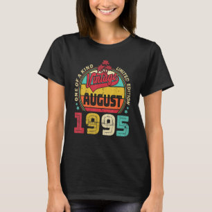 Vintager 27. Geburtstag Phantastisch seit August 1 T-Shirt