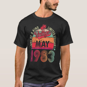 Vintager 39. Geburtstag Phantastisch seit Mai 1983 T-Shirt