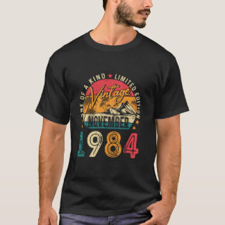 Vintager 40. Geburtstag Vintager November 1984 Män T-Shirt