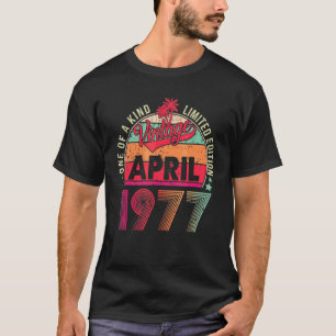 Vintager 45. Geburtstag Phantastisch seit April 19 T-Shirt