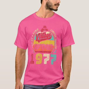 Vintager 45. Geburtstag Phantastisch seit Septembe T-Shirt