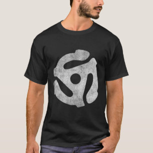 Vintager 45-RPM-Record-Adapter T-Shirt