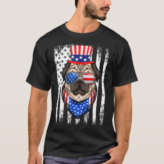 Vintager 4. Juli Flag USA Jungs 4. Juli Männer T-Shirt