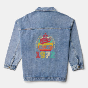 Vintager 50. Geburtstag Phantastisch seit August 1 Jeansjacke