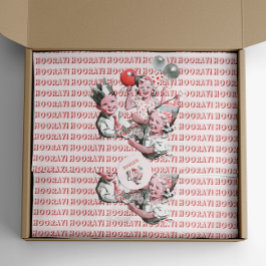 Vintager 50er Hooray! Kinder Geburtstagsparty Seidenpapier