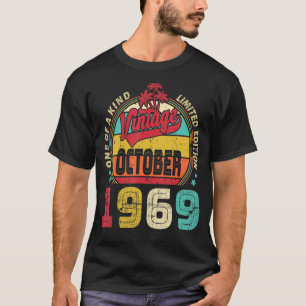 Vintager 53. Geburtstag Phantastisch seit Oktober  T-Shirt