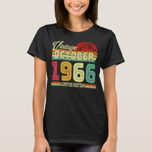 Vintager 56. Geburtstag Phantastisch seit Oktober T-Shirt