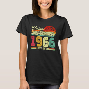 Vintager 56. Geburtstag Phantastisch seit Septembe T-Shirt