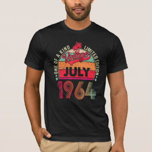 Vintager 58. Geburtstag Phantastisch seit Juli 196 T-Shirt