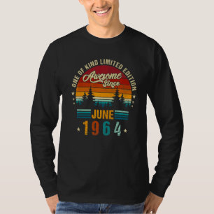 Vintager 58. Geburtstag Phantastisch seit Juni 196 T-Shirt