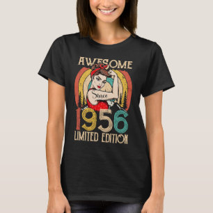 Vintager 66-jähriger Geburtstag für Frauen Best of T-Shirt