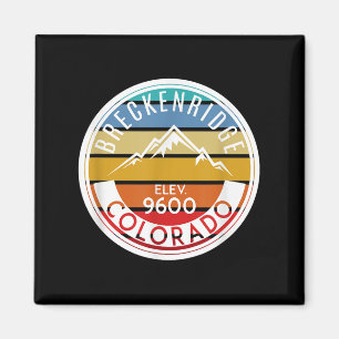 Vintager 70er 80er Breckenridge Colorado Rocky Mou Magnet