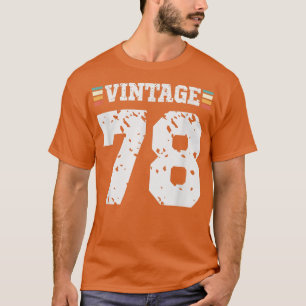 Vintager 78-jähriger Happy 78. Geburtstagsspass T-Shirt