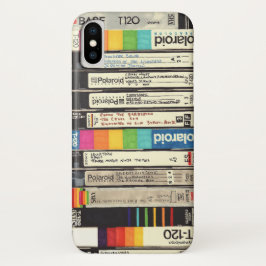 Vintager 80er des Spaßes Retro VHS-Band-Stapel Case-Mate iPhone Hülle