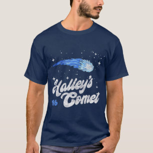Vintager 80er Halleys Komet Retro Space Lover T-Shirt