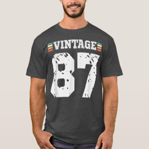 Vintager 87-jähriger Happy 87. Geburtstag Spaß Spo T-Shirt