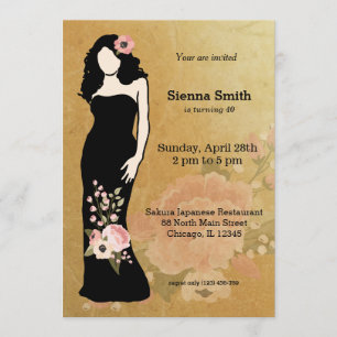 Vintager Abend Einladung