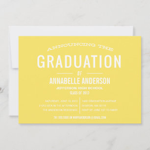 Vintager Abschluss Einladung