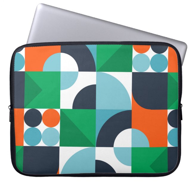 Vintager abstrakter Hintergrund Laptopschutzhülle (Vorderseite)