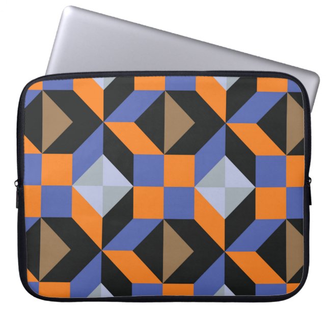 Vintager abstrakter Hintergrund Laptopschutzhülle (Vorderseite)