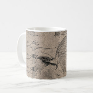 Vintager Adler Kaffeetasse