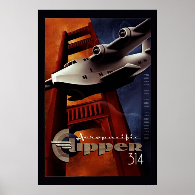 Vintager Aero PazifikClipper 314 Poster (Vorne)