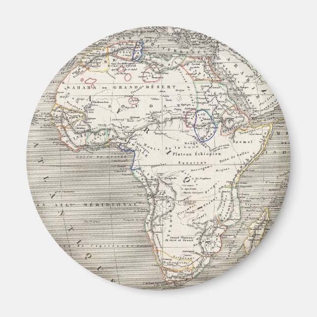 Vintager afrikanischer Magnet (Vorne)