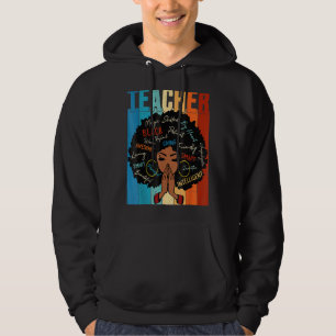 Vintager Afro Black History Montag Afrikaner Hoodie