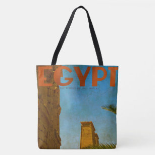 Vintager ägyptischer Tempel Tote Tag