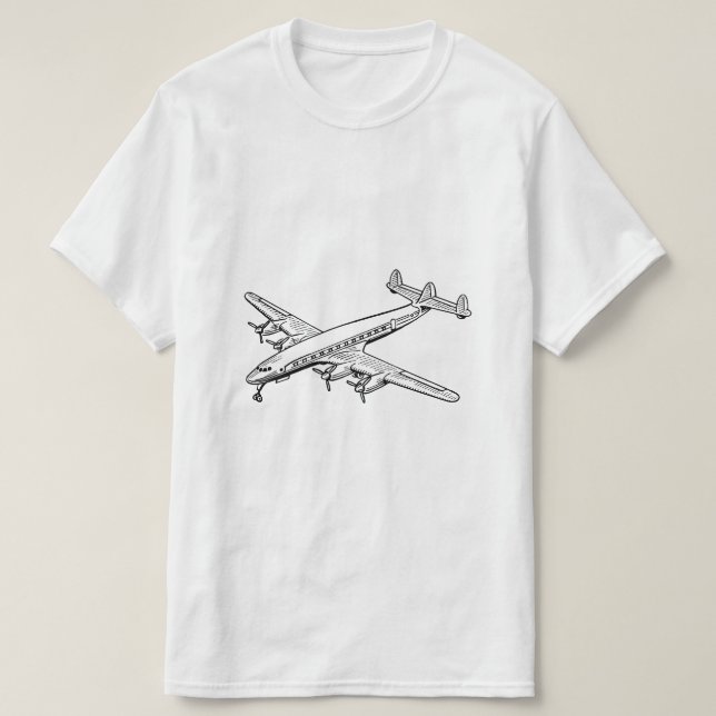 Vintager Airliner T-Shirt (Design vorne)