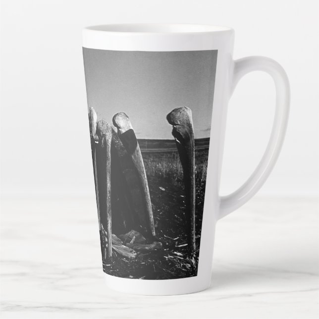 Vintager Alaska Fur verkleidet eskimo arktischer S Milchtasse (Rechts)