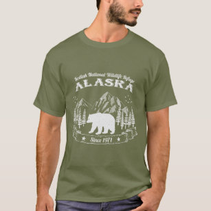 Vintager Alaskakodiak-Bärn-T - Shirt