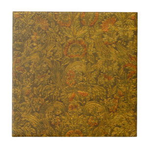 Vintager Allover mit Blumenmuster Fliese