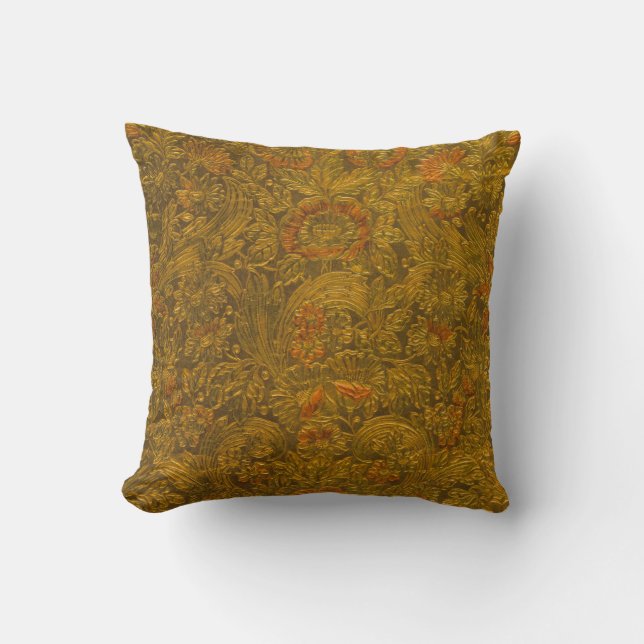 Vintager Allover mit Blumenmuster Kissen (Vorderseite)