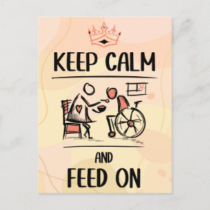 Vintager alter Modegärtner, Pflegegeschenk Postkarte