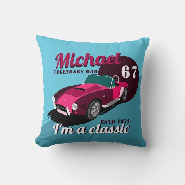 Vintager alter Name des legendären Papa Kissen (Vorderseite)