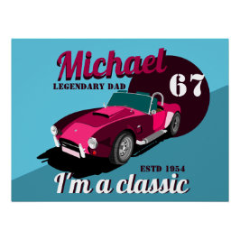 Vintager alter Name des legendären Papa Poster