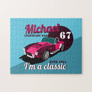 Vintager alter Name des legendären Papa Puzzle