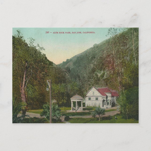Vintager Alum Rock Park Postkarte (Vorderseite)