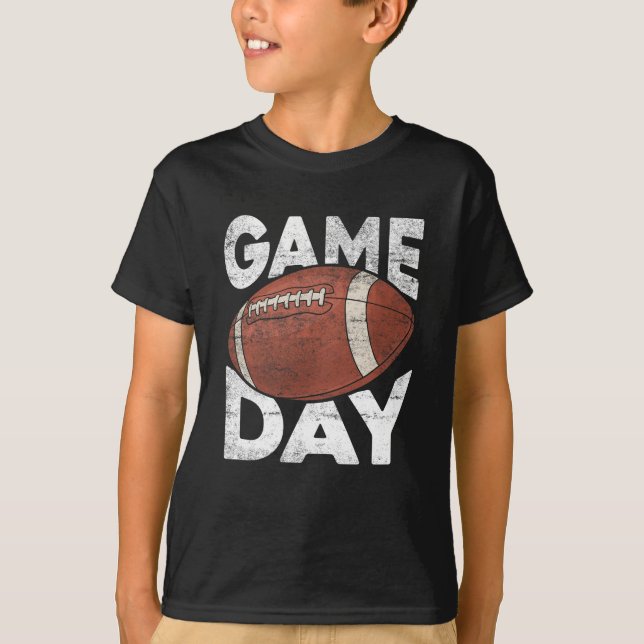 Vintager American Football Game Lover T-Shirt (Vorderseite)