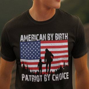 Vintager Amerikaner von Birth Patriot nach Wahl T-Shirt