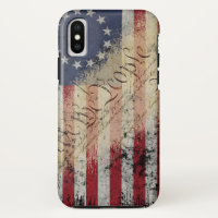 Vintager amerikanische Flagge Betsy Ross iPhone X