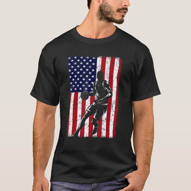 Vintager Amerikanische Unabhängigkeitstag, America T-Shirt (Vorderseite)