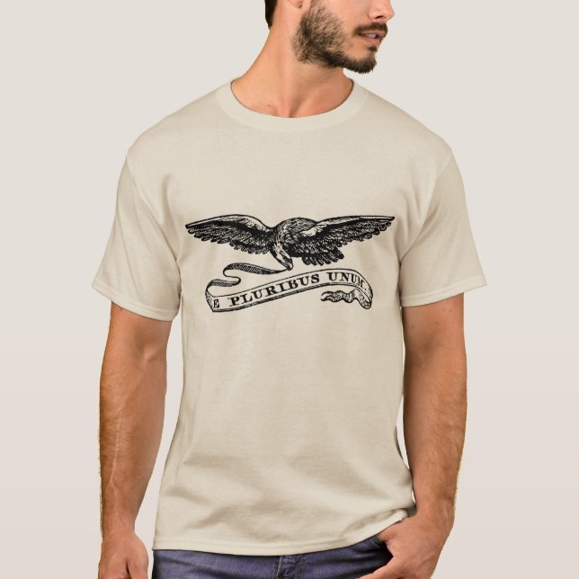 Vintager amerikanischer Adler (#2) Shirt (Vorderseite)