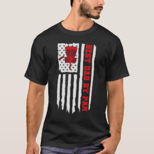 Vintager amerikanischer Flag bester Papa by Par Di T-Shirt