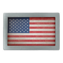 Vintager amerikanischer Flag Gürtelschnalle